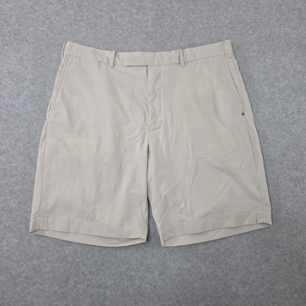 RLX Ralph Lauren golf shorts Sz 36X9" Classic Fit Stretch Sports Shorts khaki